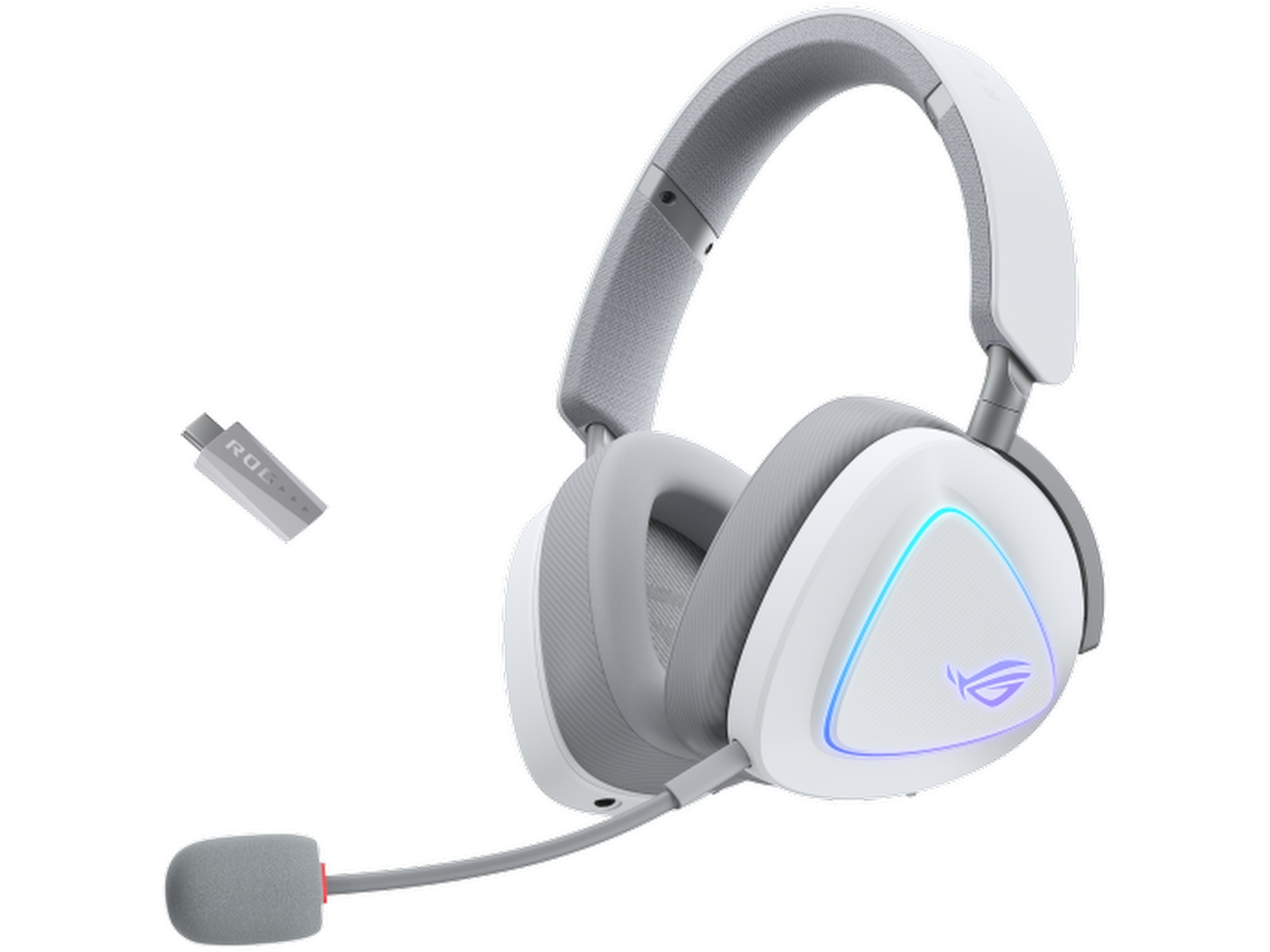 Asus ROG Delta II trådløst gamingheadset (hvit) Gaming headset