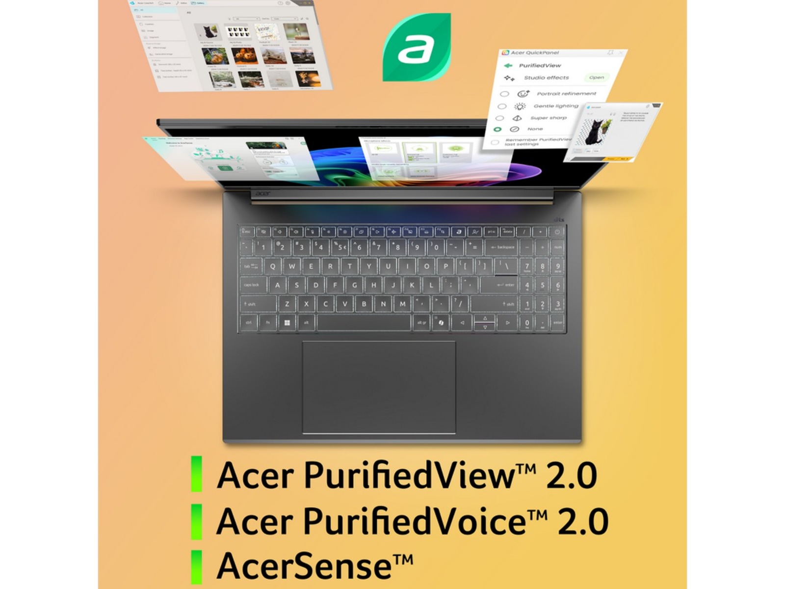 Acer Aspire 16 AI 16" OLED WUXGA+ PC - Bærbar / laptop