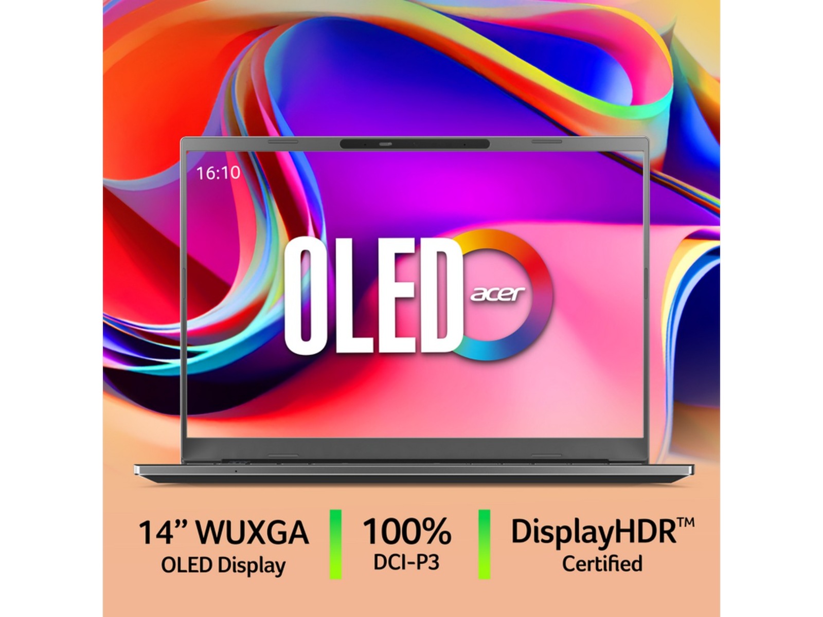 Acer Aspire 14 AI 14" WUXGA OLED PC - Bærbar / laptop