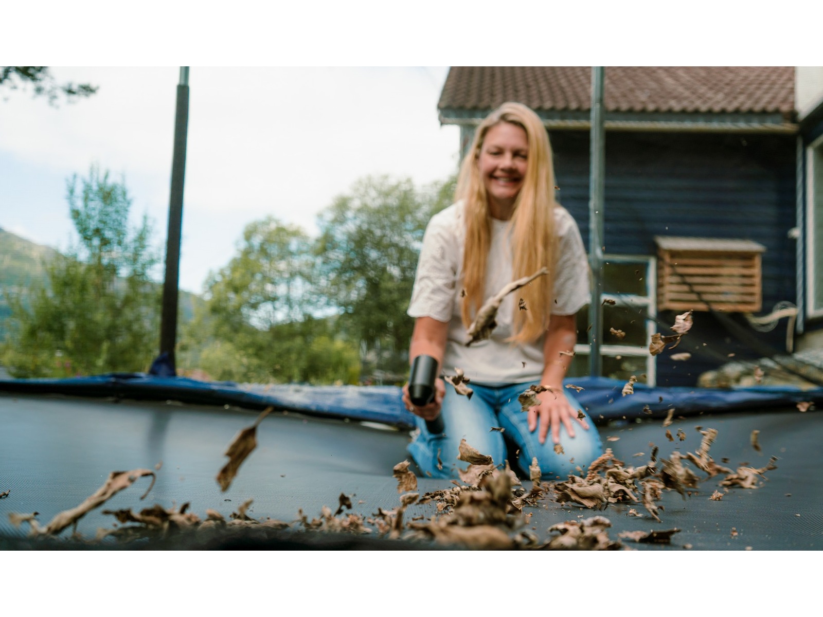 Hedgehog JET håndholdt luftblåser (sort) Rens