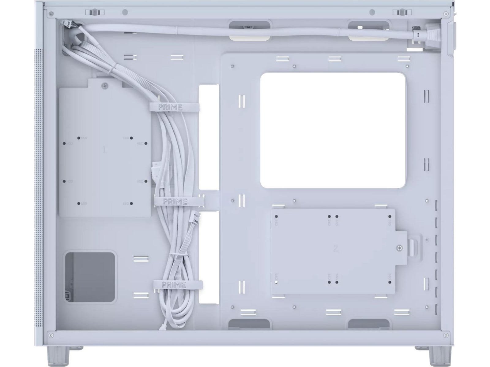 Asus Prime AP303 MESH Mid Tower (hvit) Midi tower