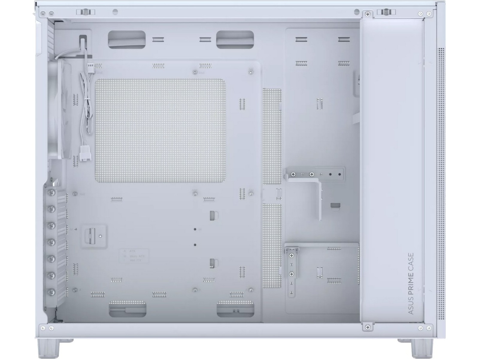 Asus Prime AP303 TG Mid Tower (hvit) Midi tower