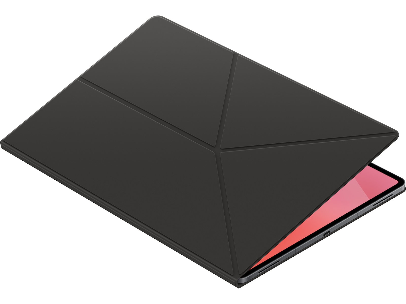 Samsung Galaxy Tab S11 Ultra Smart Book Cover (sort) Deksel til nettbrett