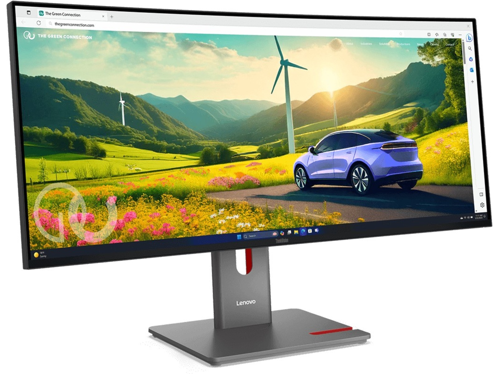 Lenovo 34" skjerm ThinkVision P34WD-40 Skjermer