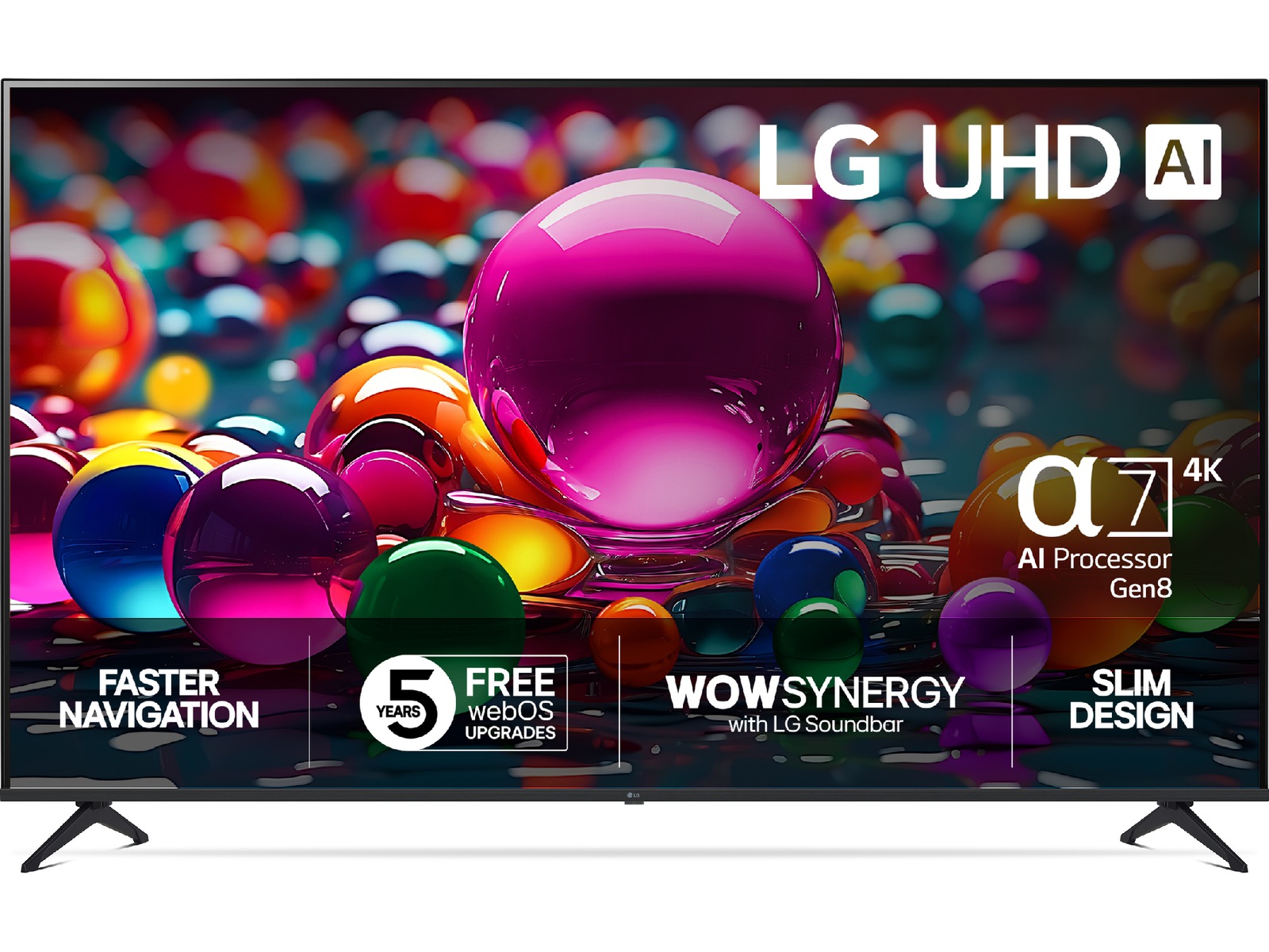 LG 75'' UA75 AI 4k Smart TV (2025) 70 - 79 tommer TV