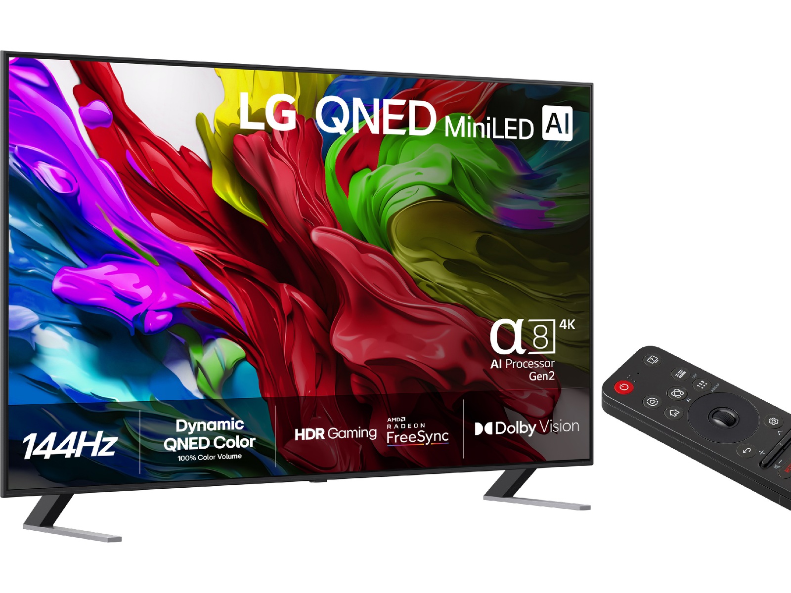 LG 86'' QNED85 evo AI MiniLED 4k Smart TV (2025) Over 80 tommer TV
