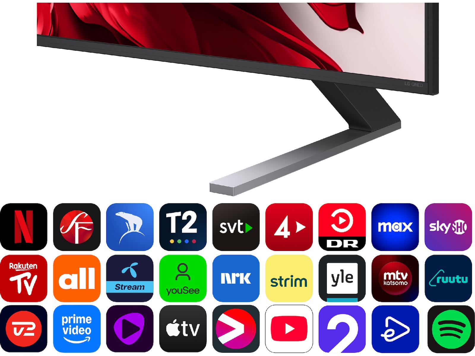 LG 75'' QNED85 evo AI MiniLED 4k Smart TV (2025) 70 - 79 tommer TV