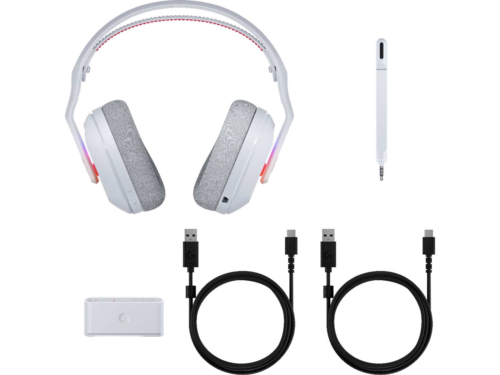 Logitech G Astro A20X Lightspeed trådløst gamingheadset (hvit) Gaming headset