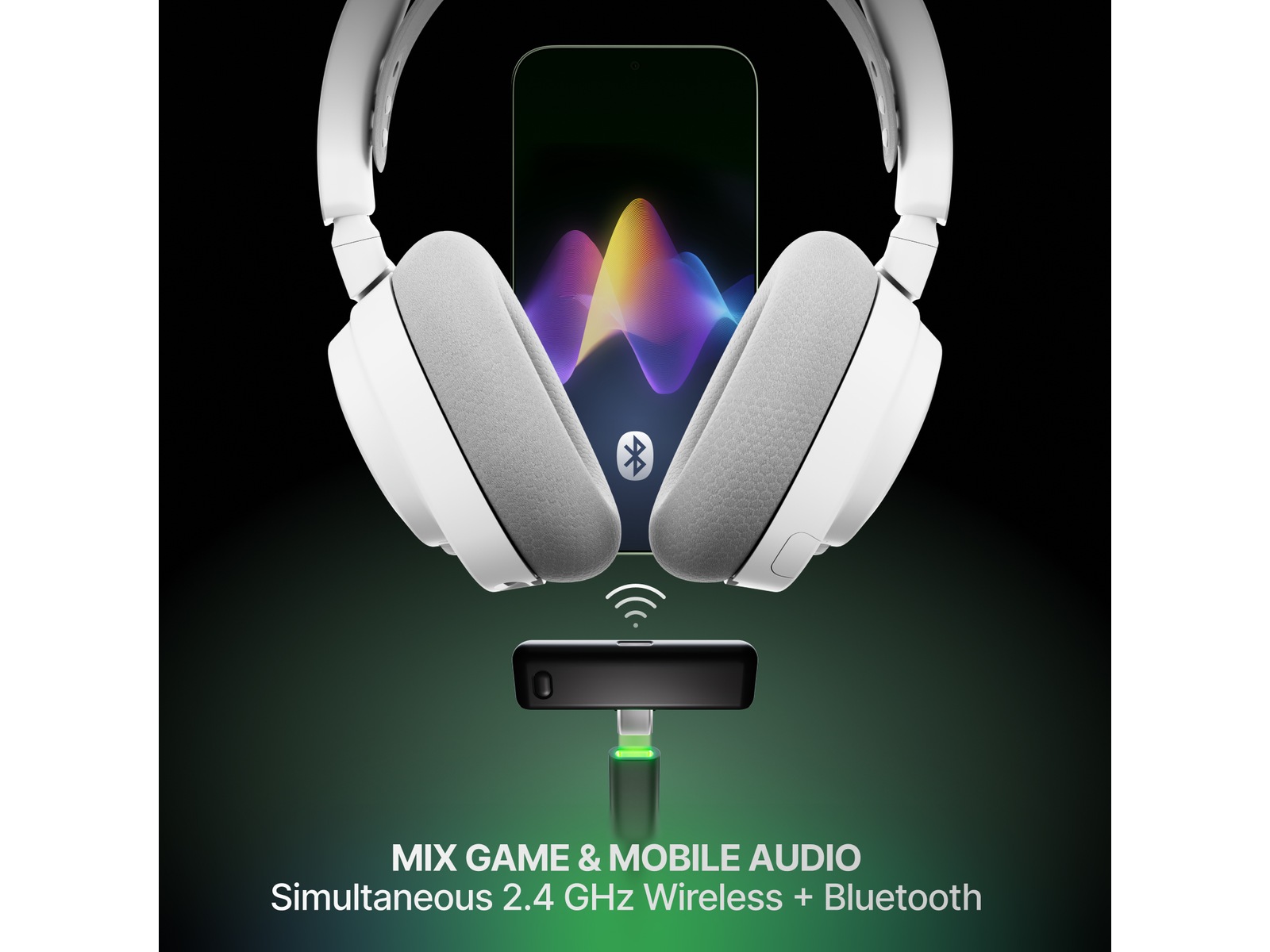 SteelSeries Arctis Nova 7X Gen 2 Trådløst Gamingheadset (hvit) Gaming headset