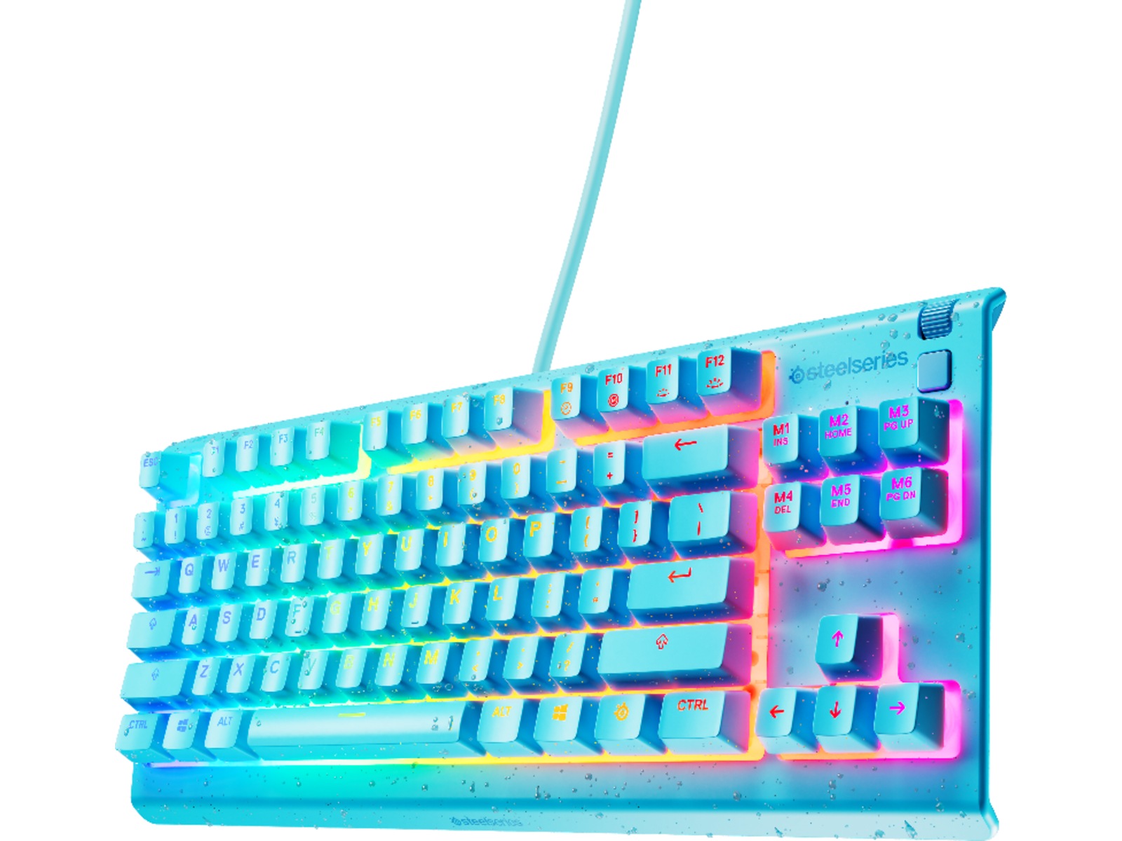 Steelseries Apex 3 TKL Gamingtastatur (aqua) Gamingtastatur