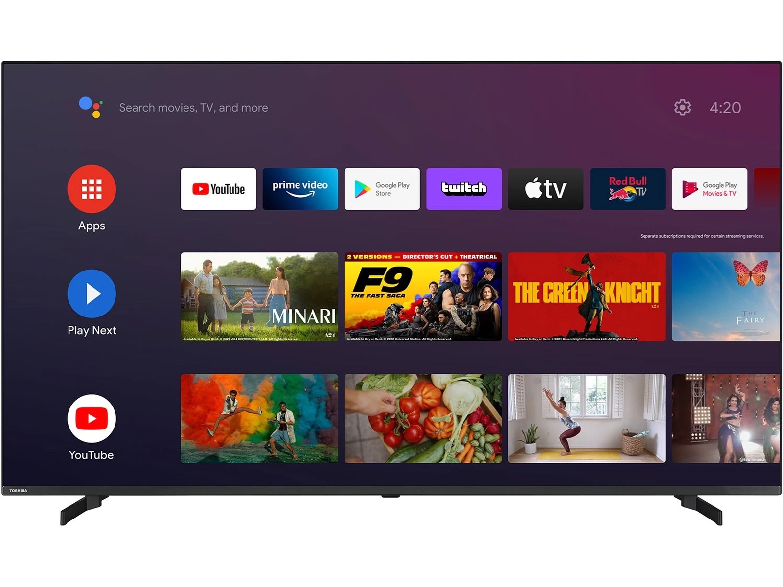 Toshiba 70" Smart TV 70QA5D63DG -B-Grade Demo TV/projektor
