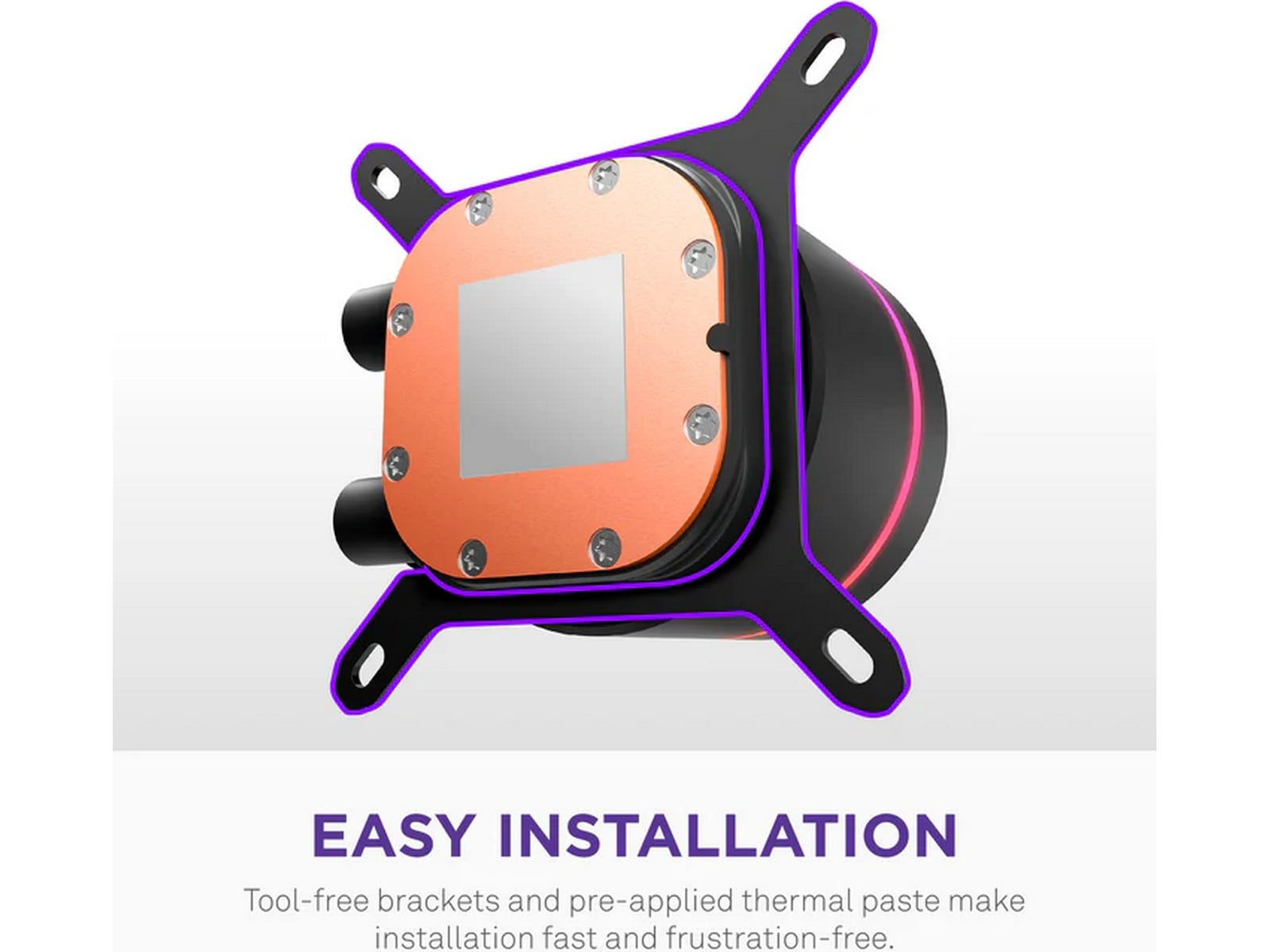 NZXT Kraken Core RGB 360mm AIO-kjøler (svart) CPU - Vannkjøling