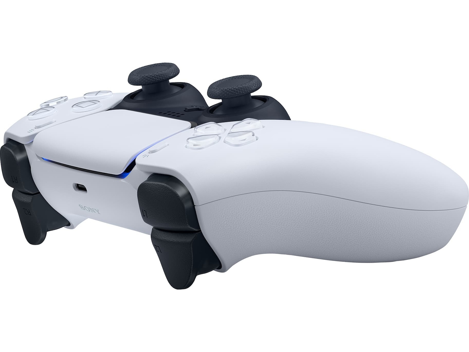 PlayStation 5 DualSense-kontroller V2 (hvit) Tilbehør til PS5