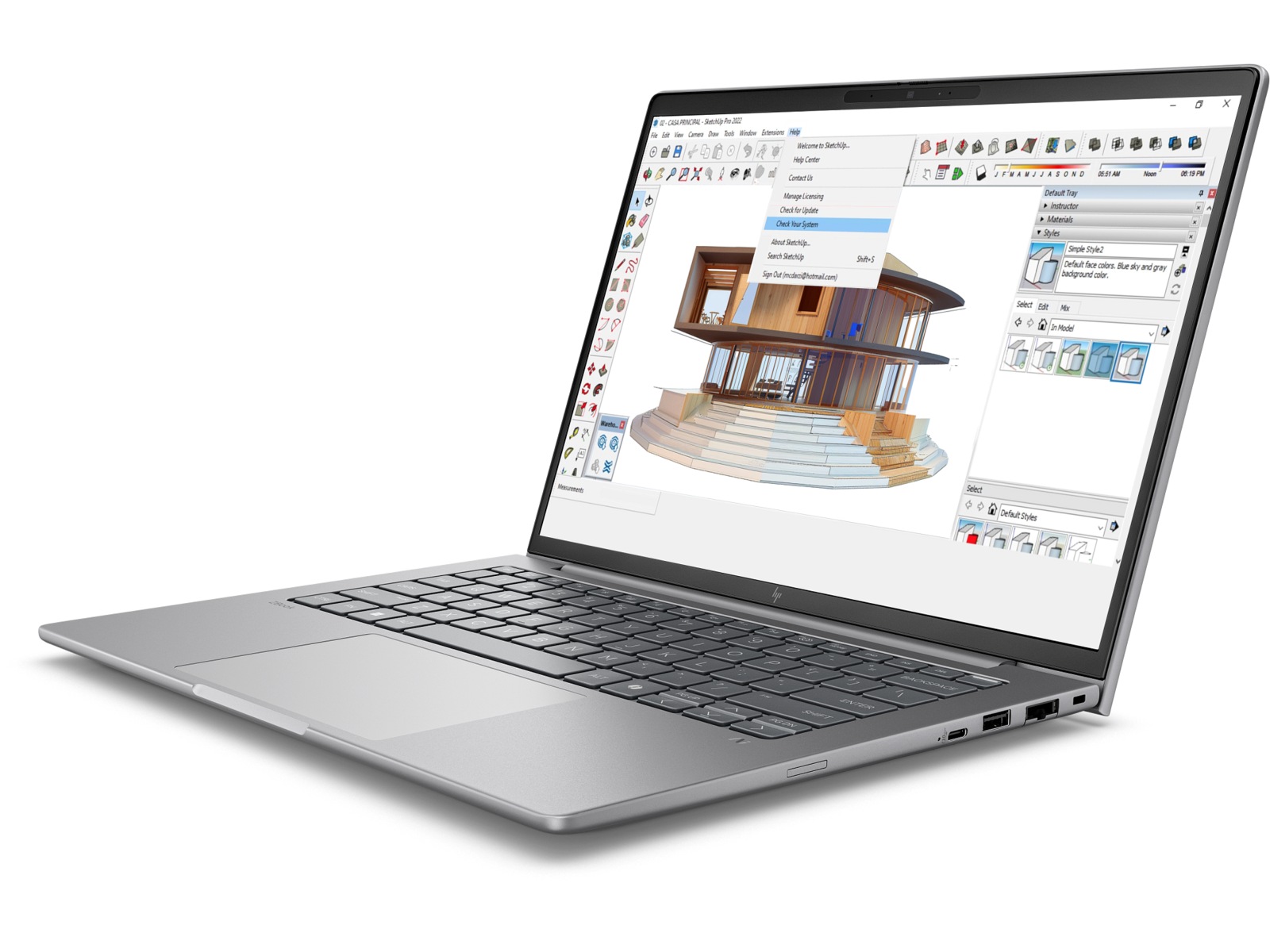 HP ZBook 8 G1i 14" Mobile Workstation WUXGA PC - Bærbar / laptop