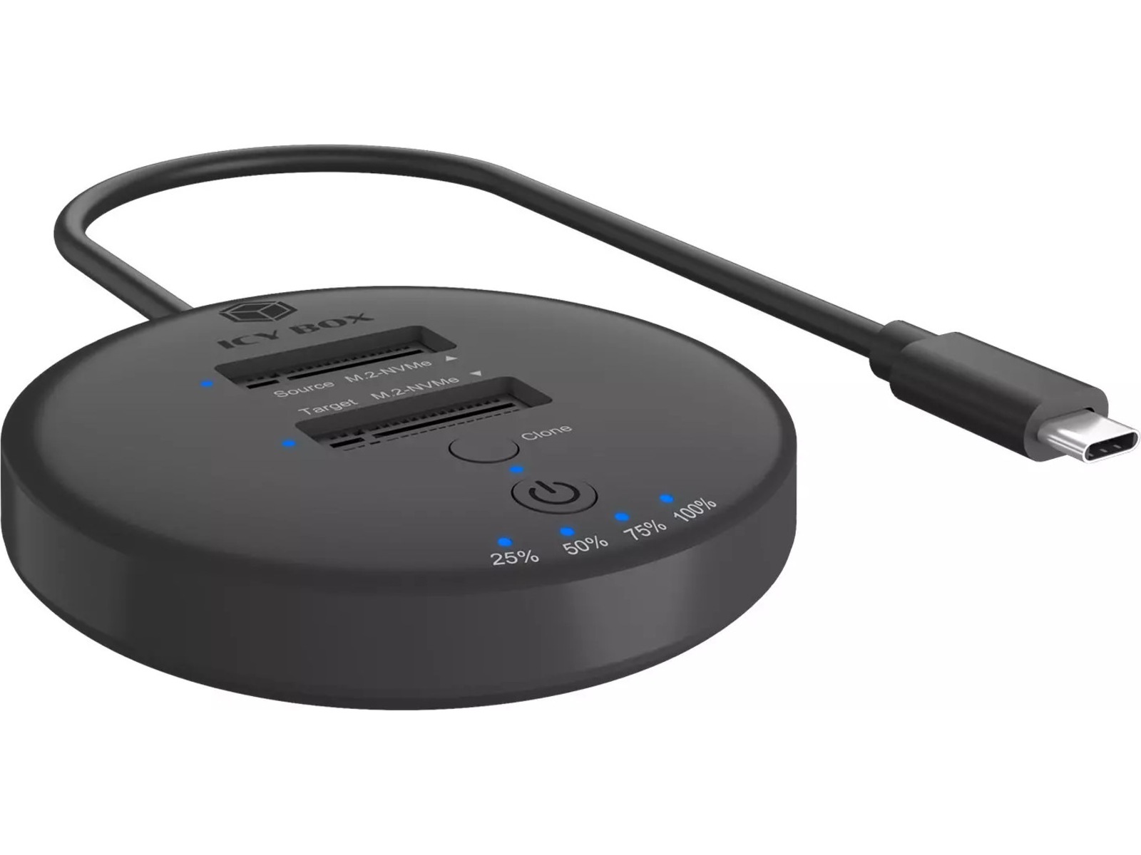 ICY BOX Docking- & Clonestation Dockingstasjon & USB-HUB