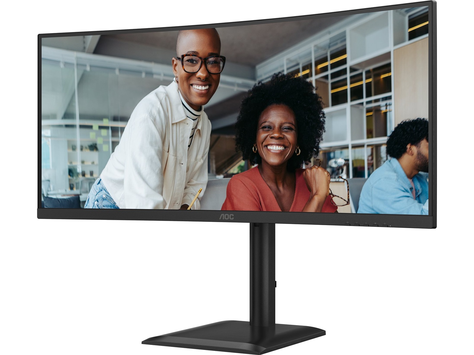 AOC 34" buet skjerm CU34E4CV Skjermer