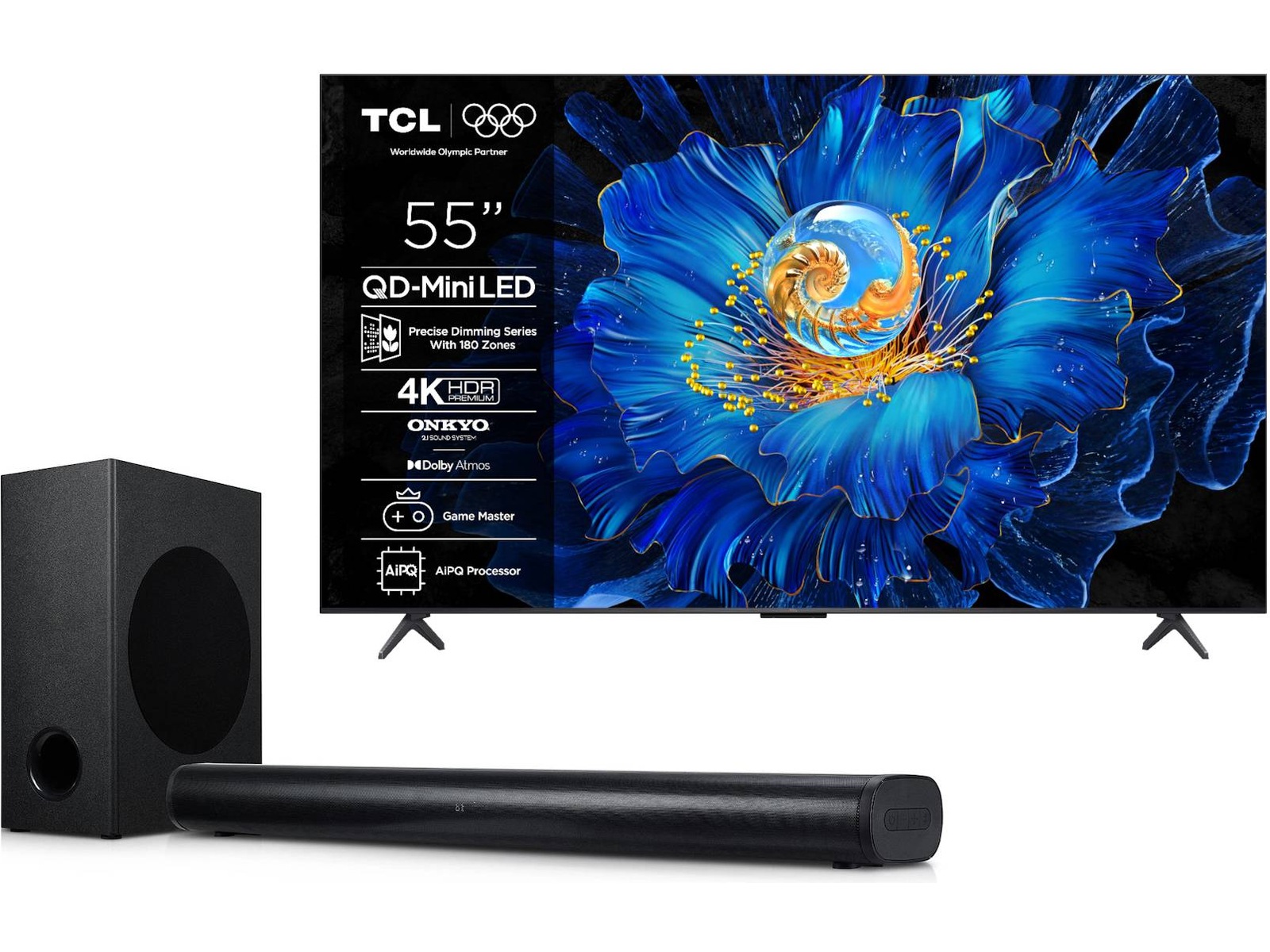 TCL 55" C69KS 4K QD-Mini LED Google TV 70 - 79 tommer TV