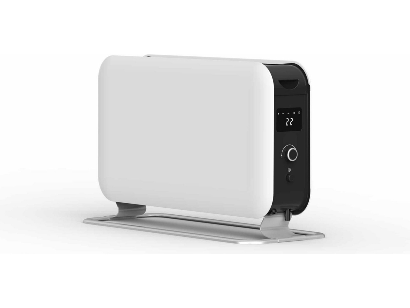Mill Instant Max gulvovn 2200W Led 2-pakk (hvit) Panelovner