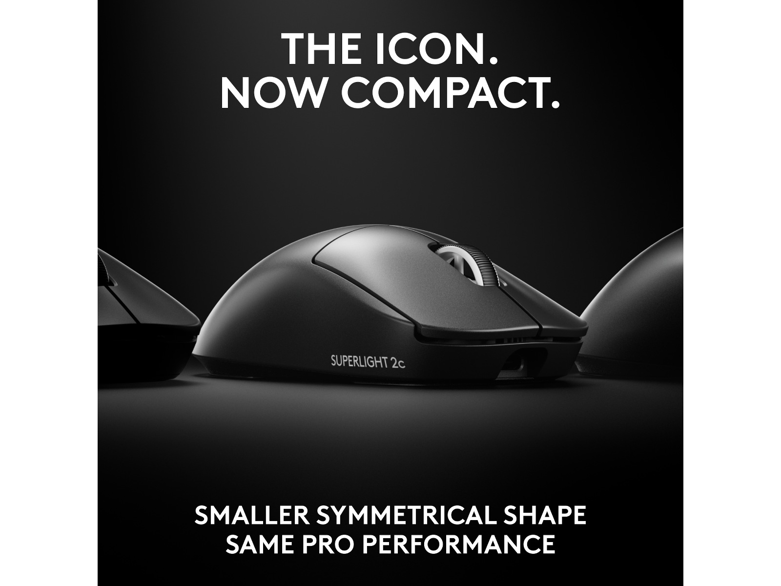 Logitech Pro X Superlight 2c Trådløs Gamingmus (svart) -B-Grade Demo mus