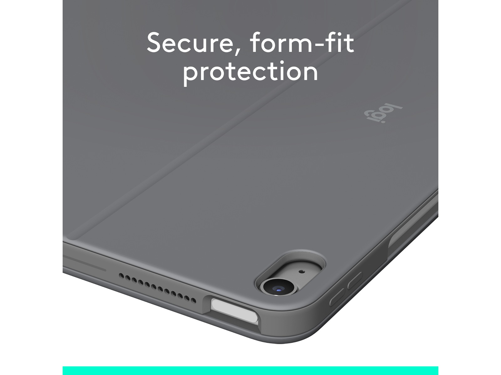 Logitech iPad Air 13" Combo Touch tastaturdeksel (oxford grey) -B-Grade Demo annet i PC & nettbrett