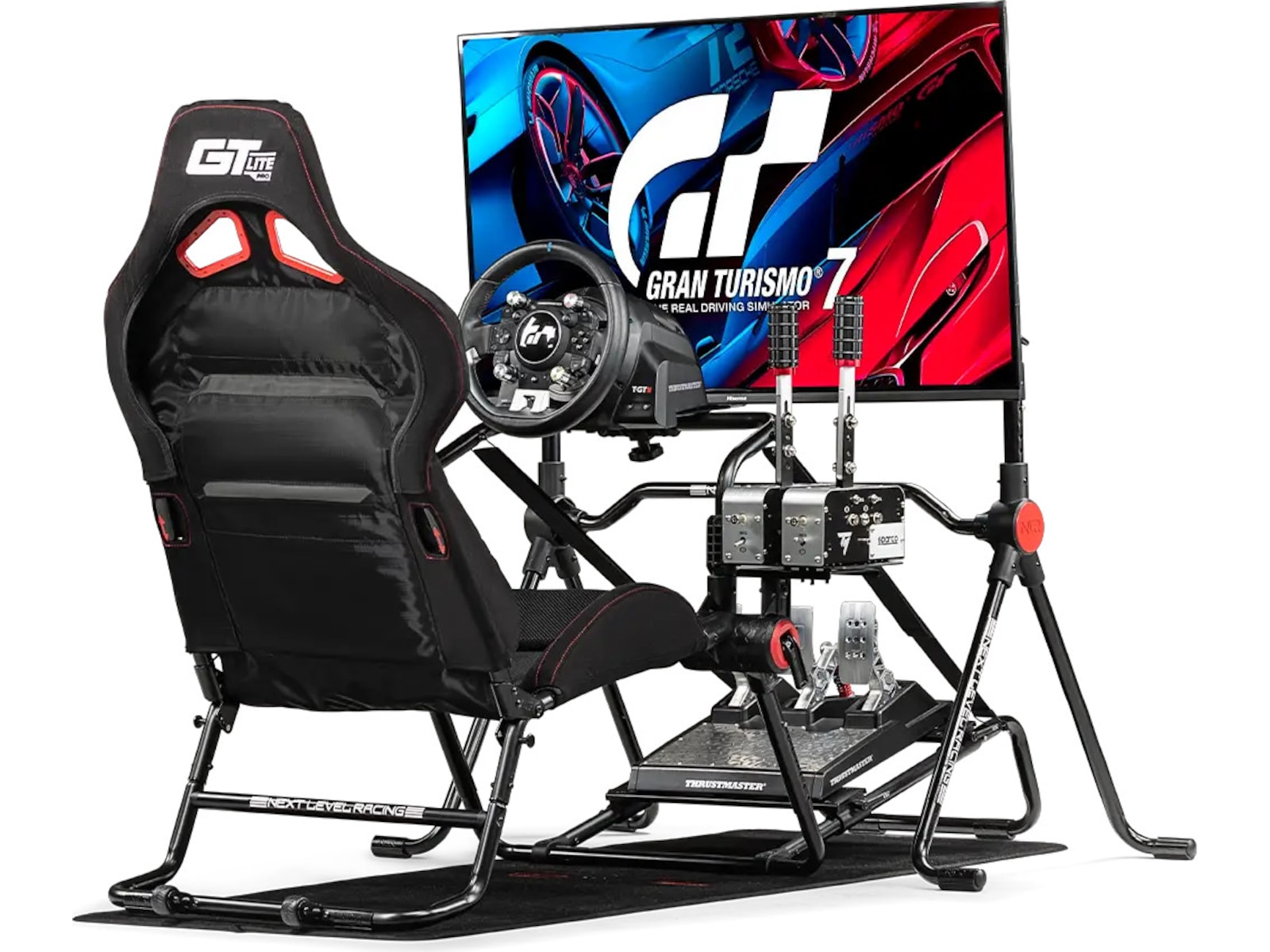 Next Level Racing GTLite Pro – Kompakt GT-cockpit for DD-hjul og komfort Ratt & pedaler
