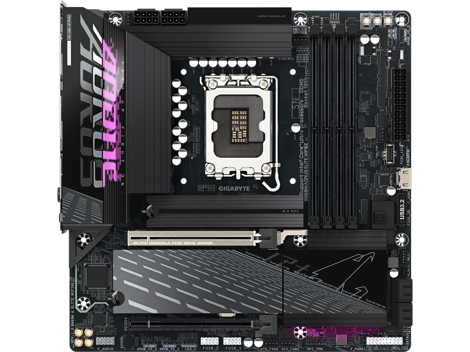 Gigabyte B860M AORUS ELITE WIFI6E Hovedkort Intel Socket