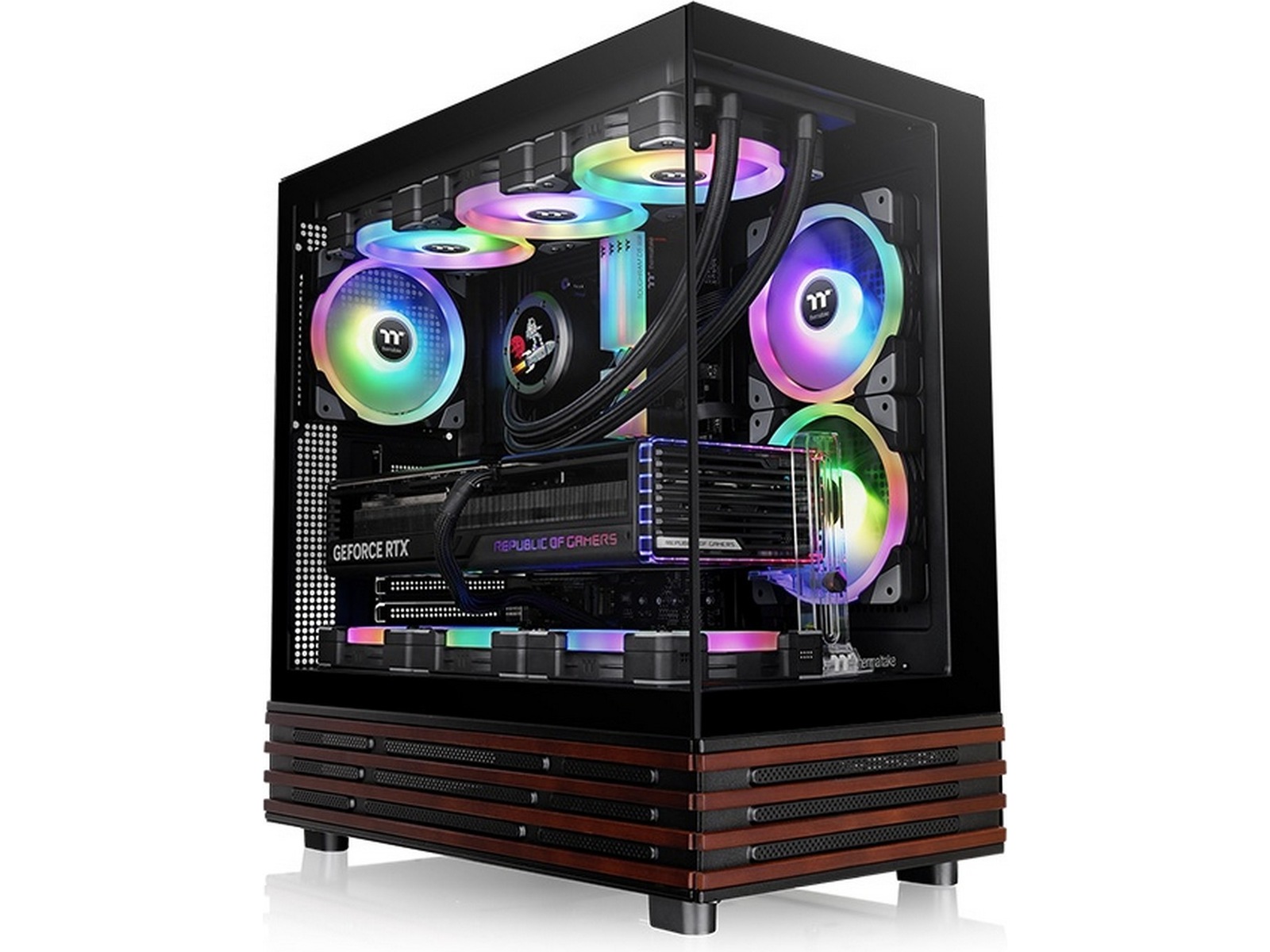 Thermaltake View 270 Plus WS ARGB Mid Tower (svart) Midi tower