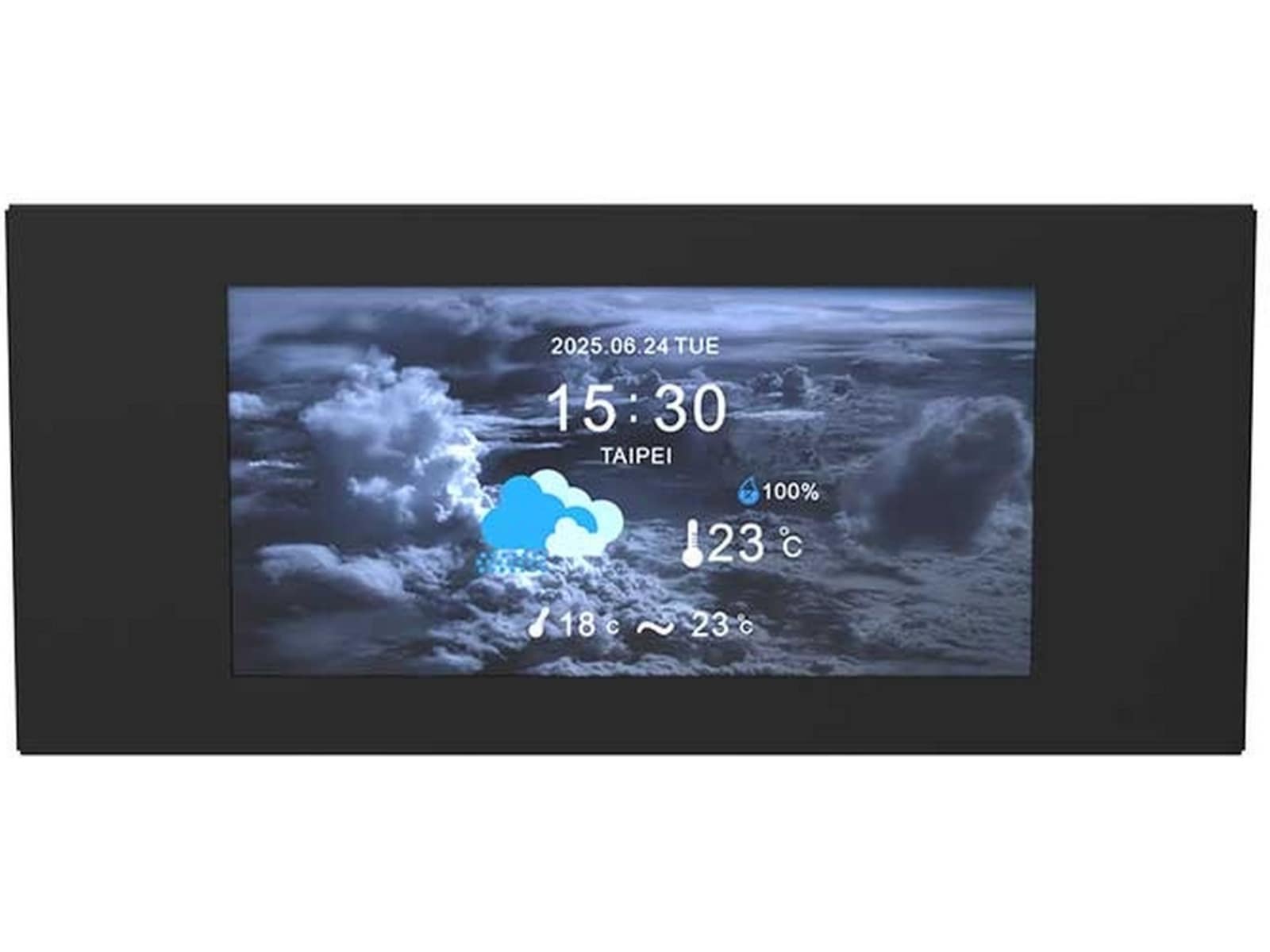 Thermaltake 6,0" LCD-panelsett for View 600 TG (svart) Tilbehør