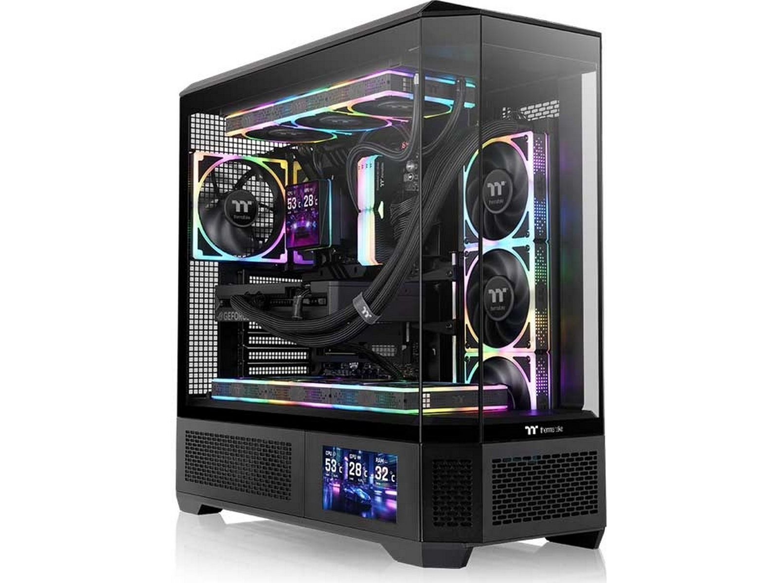 Thermaltake 6,0" LCD-panelsett for View 600 TG (svart) Tilbehør