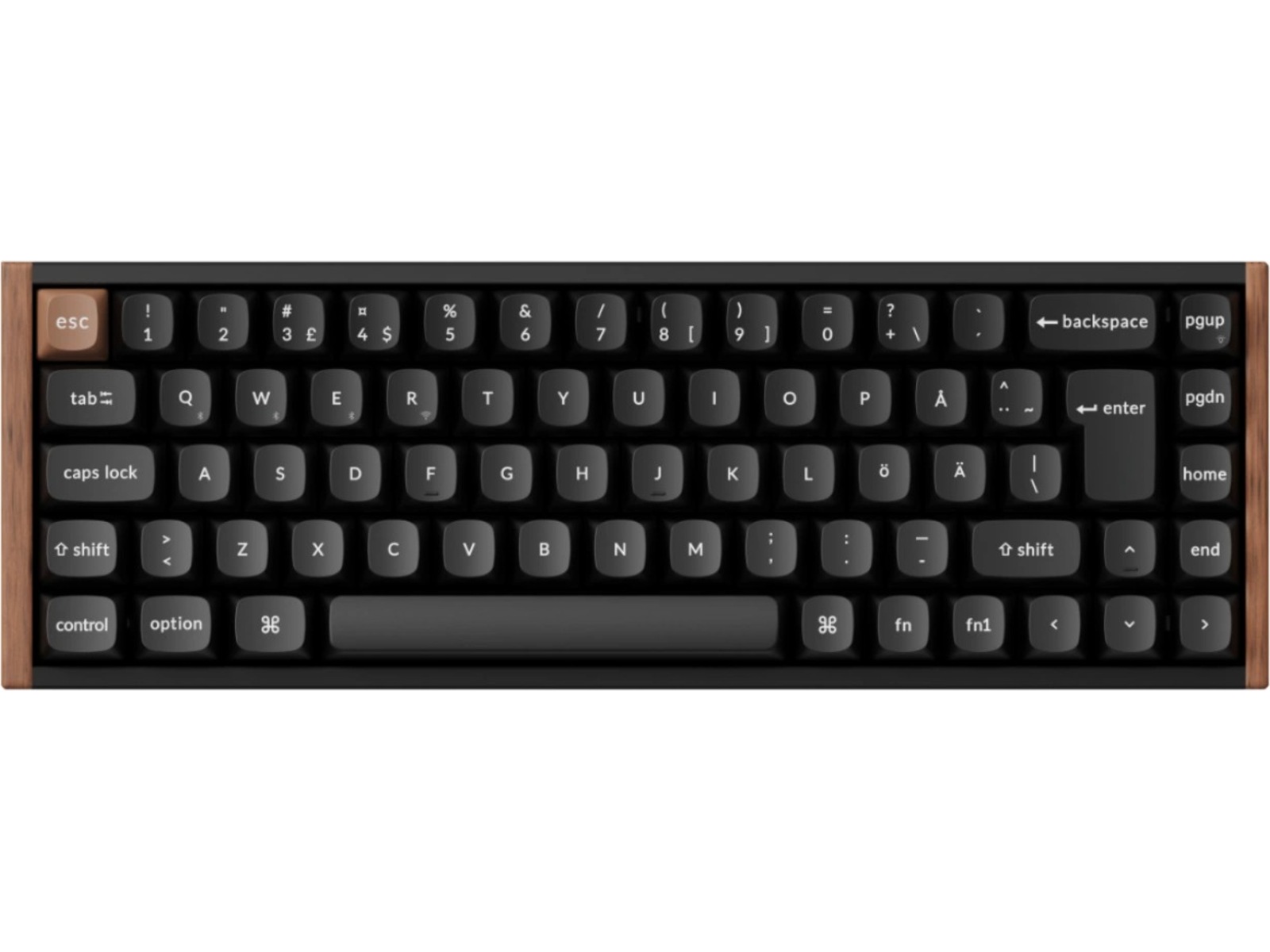 Keychron K6 HE SE Trådløst Gamingtastatur (tre/svart) Gamingtastatur