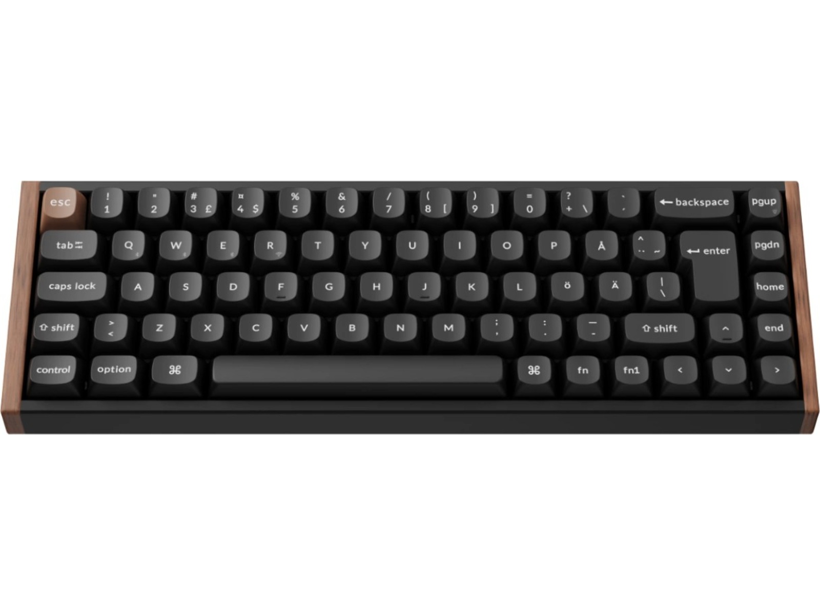 Keychron K6 HE SE Trådløst Gamingtastatur (tre/svart) Gamingtastatur