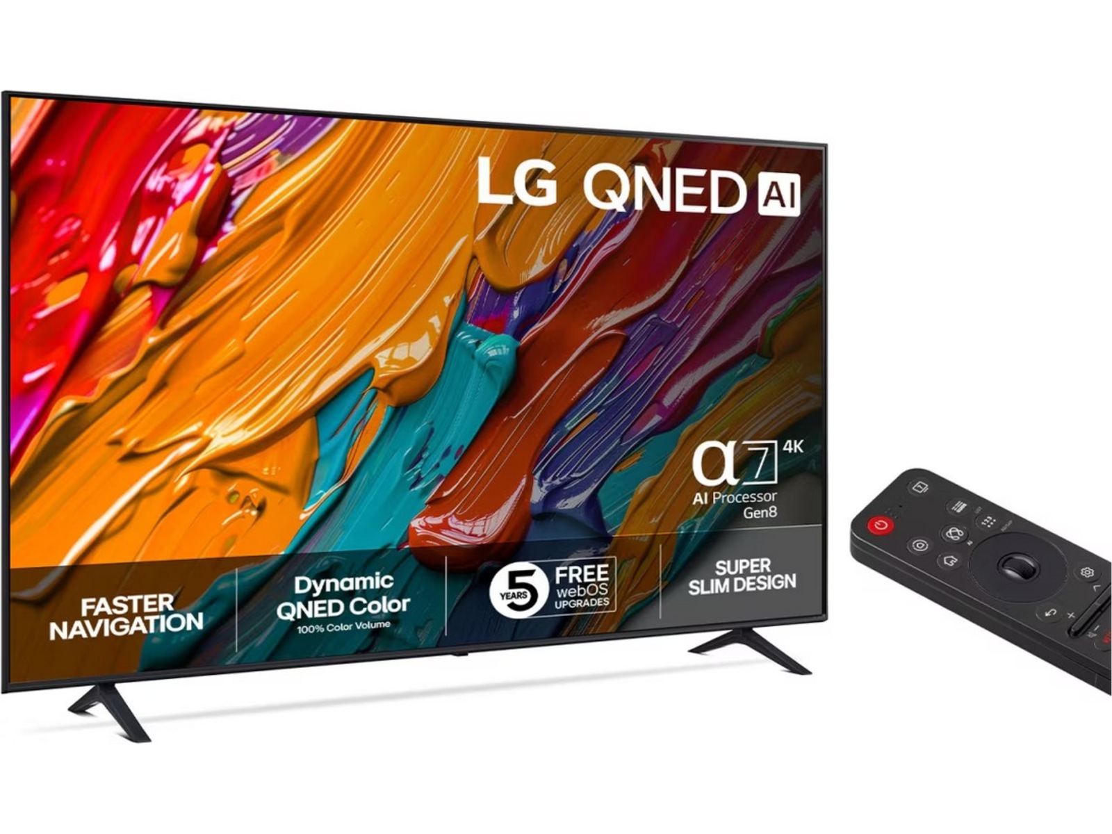 LG 75'' QNED7E AI 4k Smart TV 75QNED7EA6B (2025) 70 - 79 tommer TV