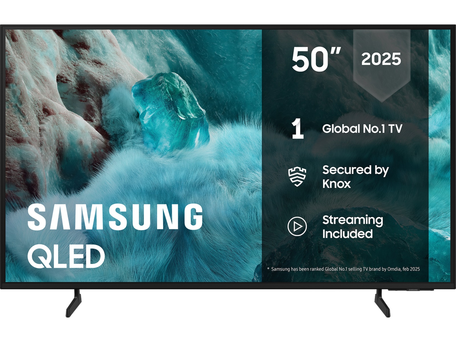 Samsung 50" Q7FA QLED 4K Smart-TV (2025) + lydplanke 50 - 59 tommer TV