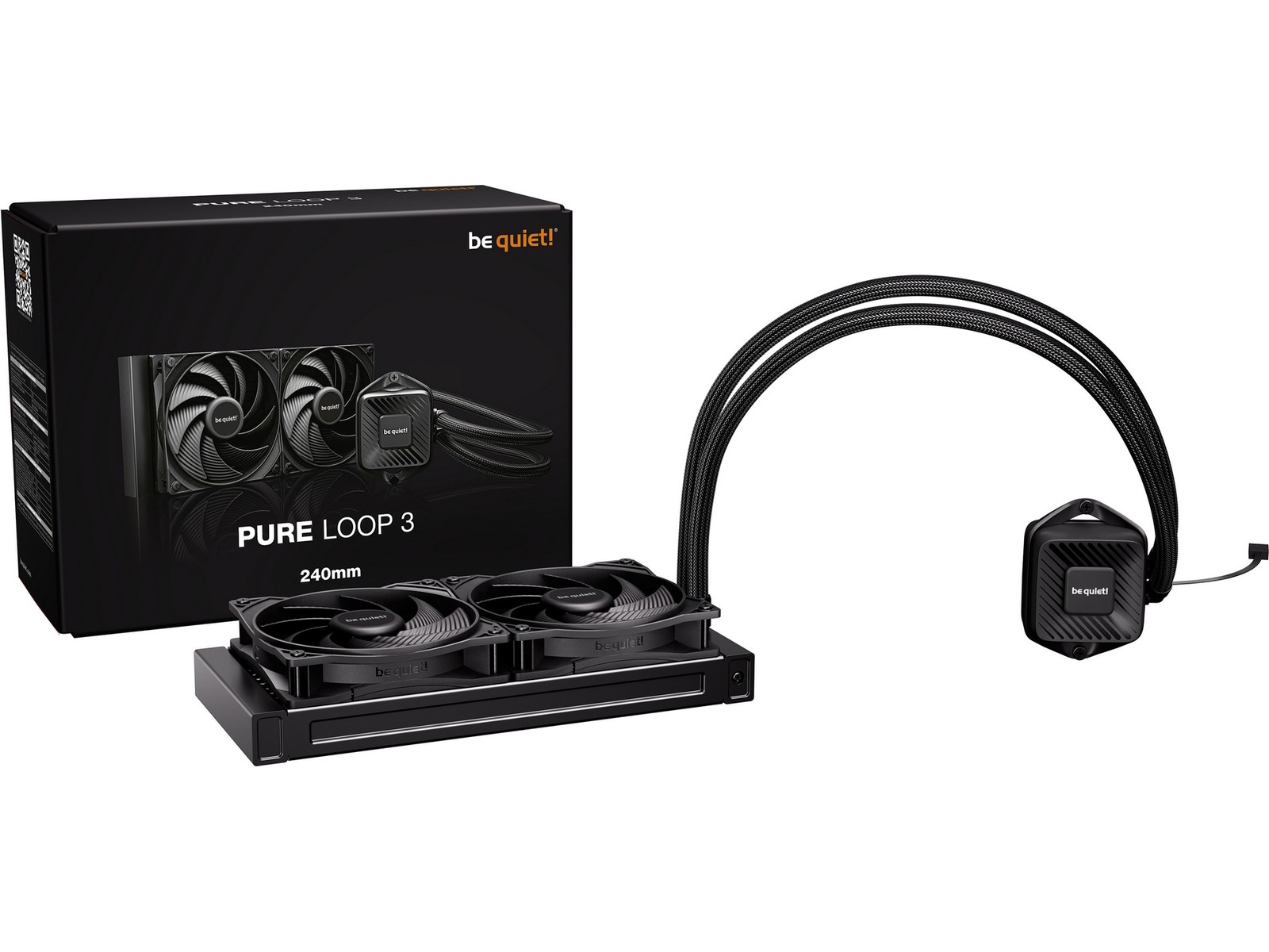 vær stille! Pure Loop 3 240mm Kjøler CPU - Vannkjøling