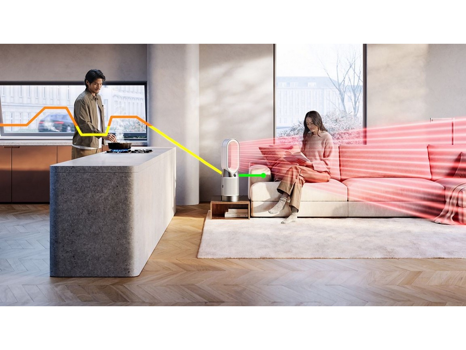 Dyson Purifier Hot + Cool HP11 (hvit) Luftrensere