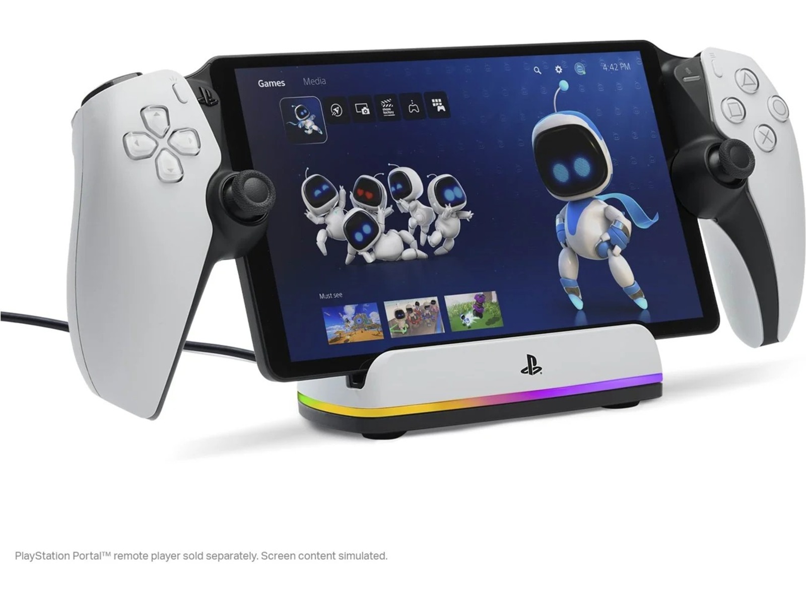 PowerA ladestasjon for PlayStation Portal Tilbehør til PS5