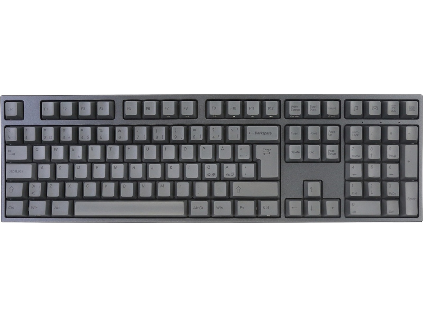 Varmilo APT109 Charcoal V3 trådløst gamingtastatur (brun) -B-Grade Demo tastatur