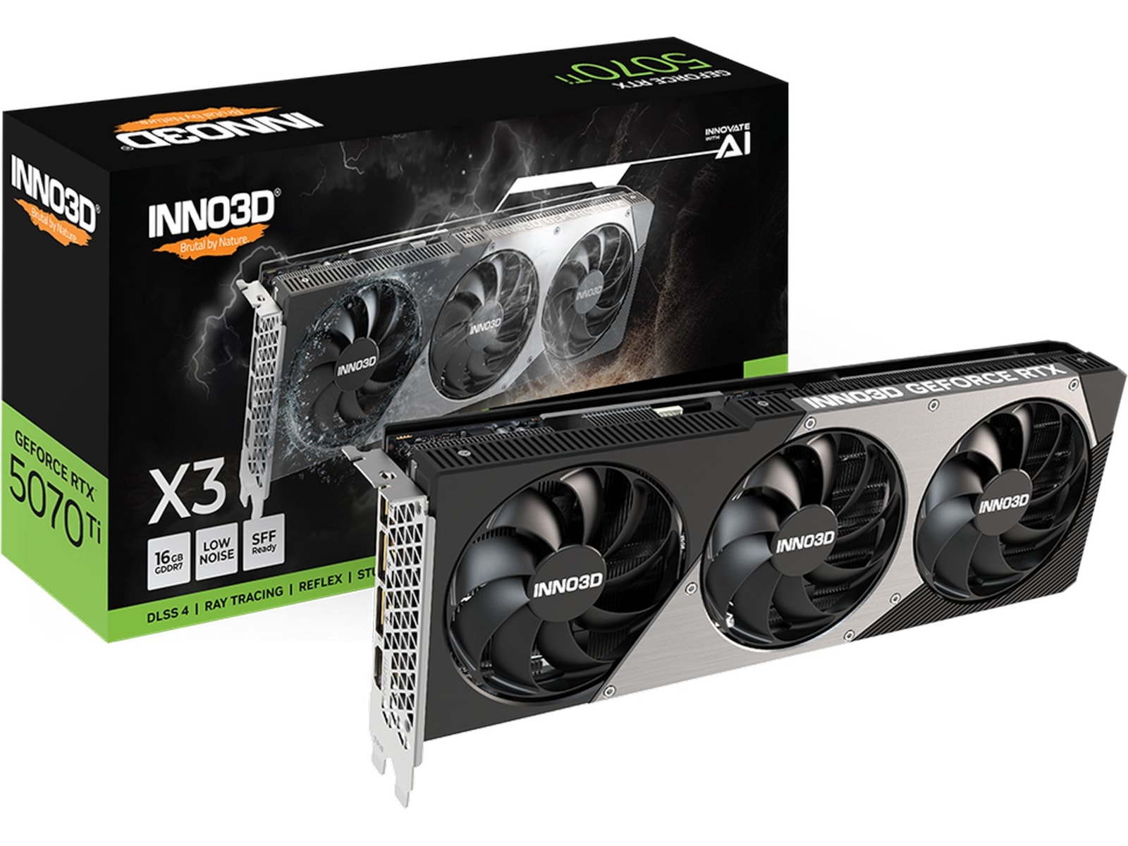 INNO3D GeForce RTX 5070 Ti X3 Skjermkort
