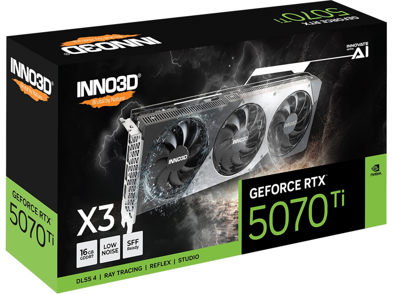 INNO3D GeForce RTX 5070 Ti X3 Skjermkort