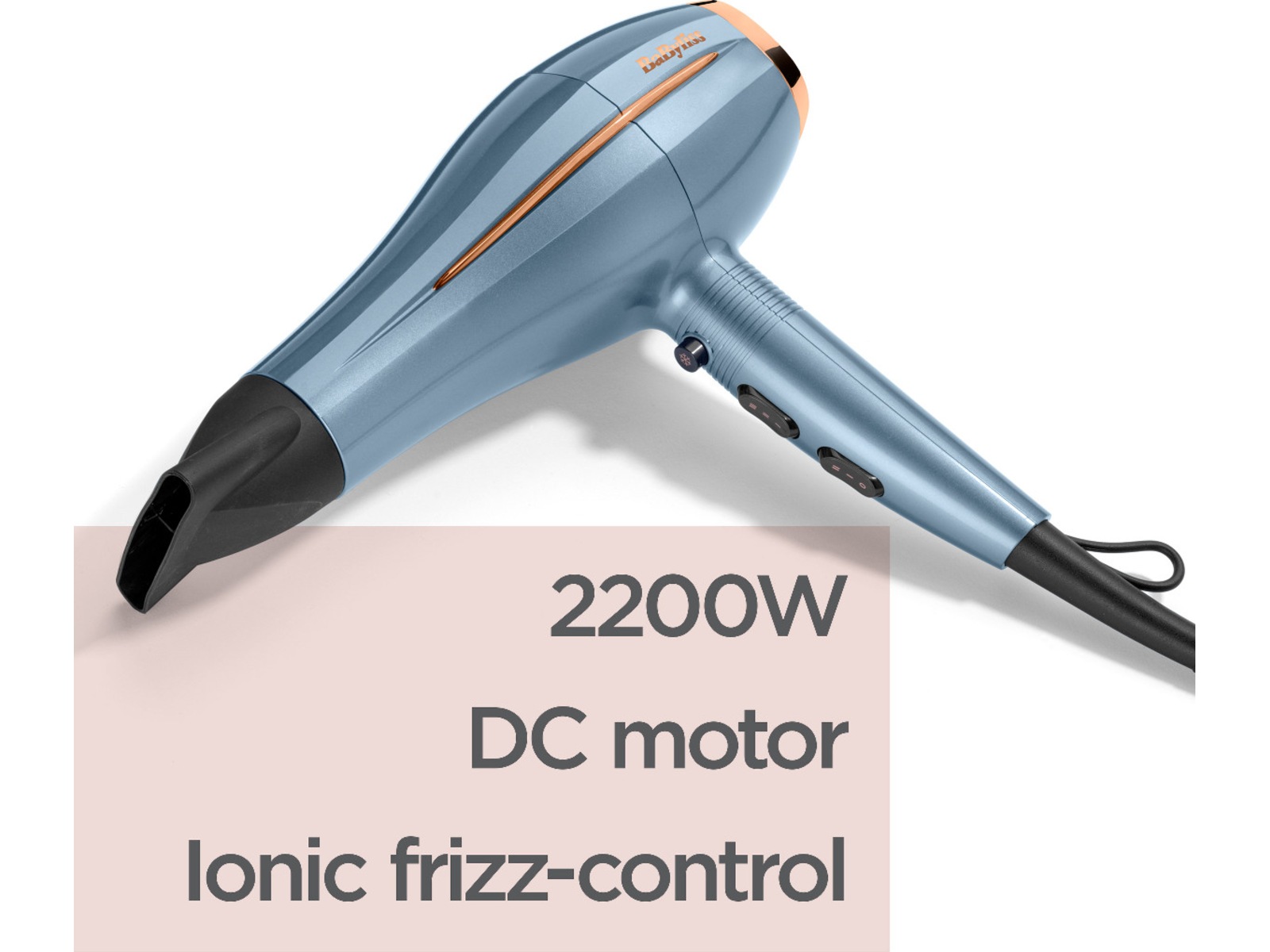 BaByliss Denim Luxe Rettetang + Hårføner Hårpleie & styling