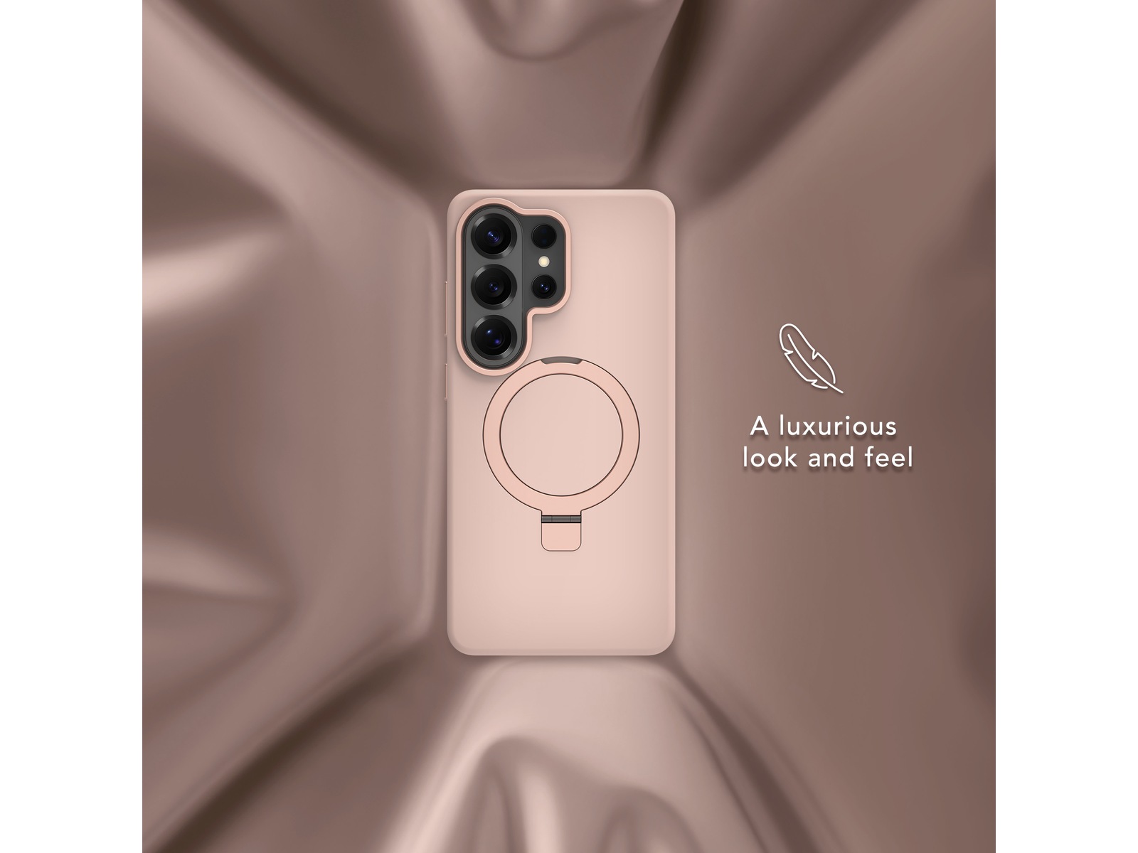 dbramante1928 Galaxy S26 Ultra Roskilde ICON deksel (pink sand) Deksel til mobiltelefon