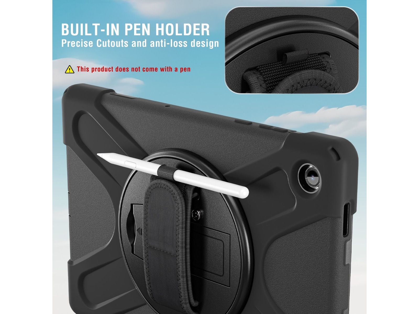 4smarts Rugged Case Grip for Samsung Galaxy Tab A11 Deksel til nettbrett