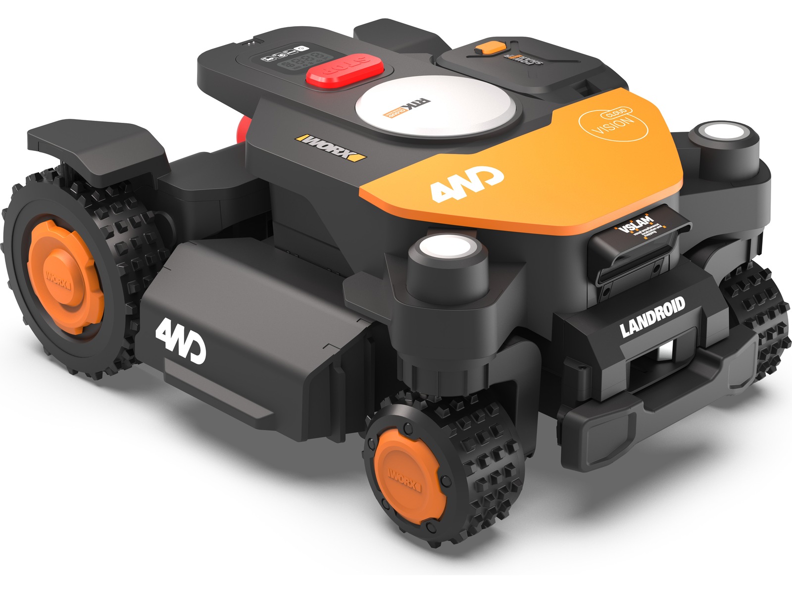 Worx WR342E  Kraftig firehjulsdrevet klipper Robotgressklipper
