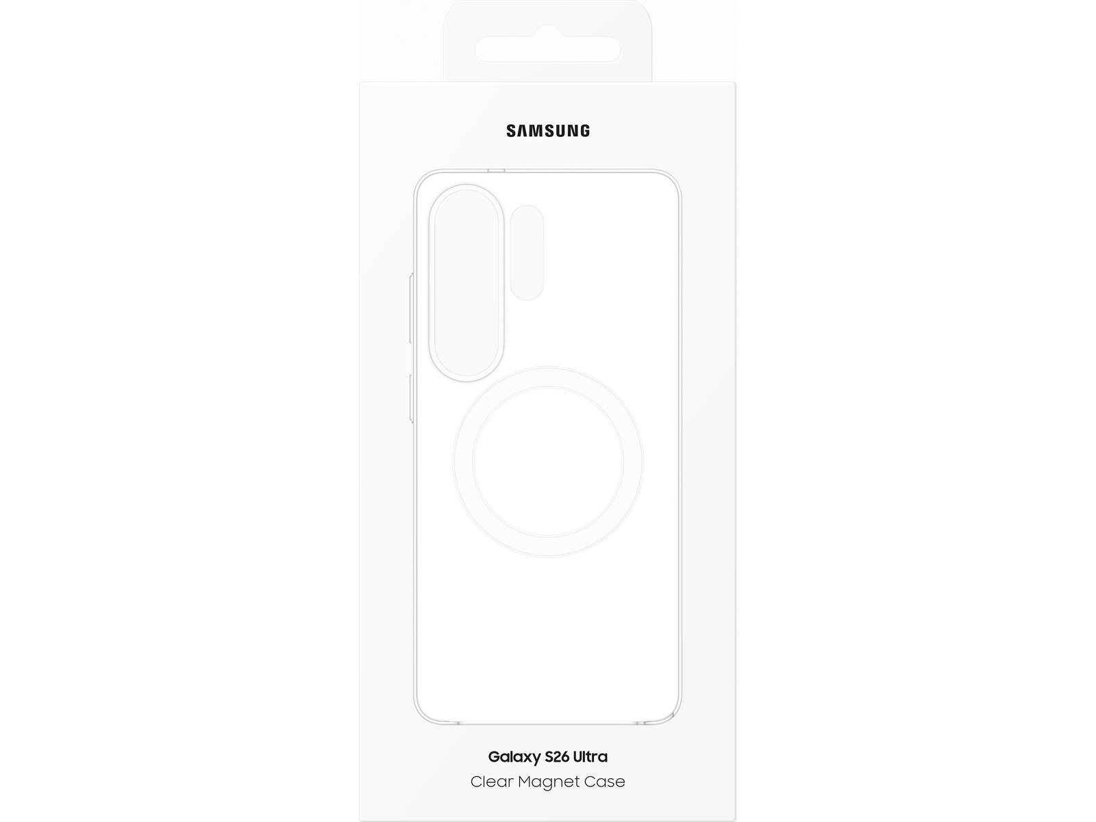 Samsung Galaxy S26 Ultra Clear Magnet-deksel (gjennomsiktig) Deksel til mobiltelefon
