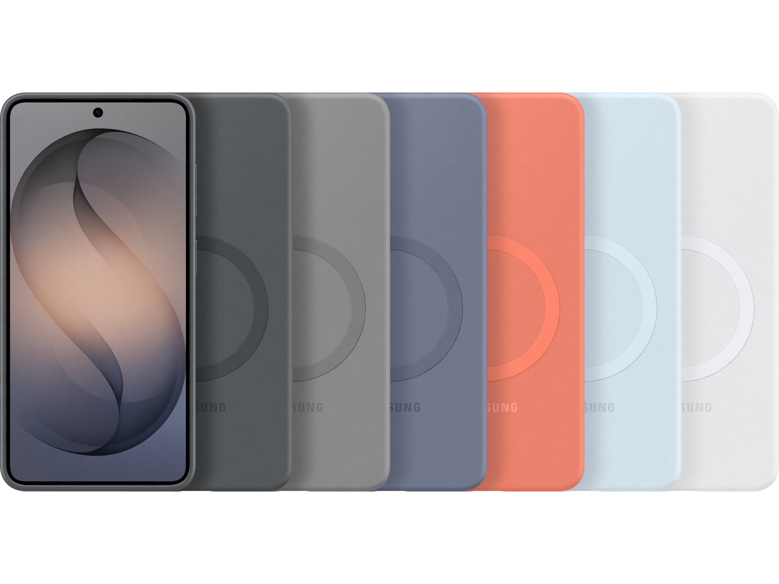 Samsung Galaxy S26 Magnet Silikondeksel (blåfiolett) Deksel til mobiltelefon