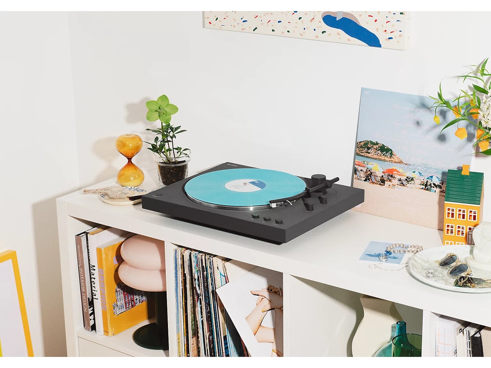 Sony PS-LX3BT trådløs Bluetooth platespiller med automatisk avspilling Platespiller