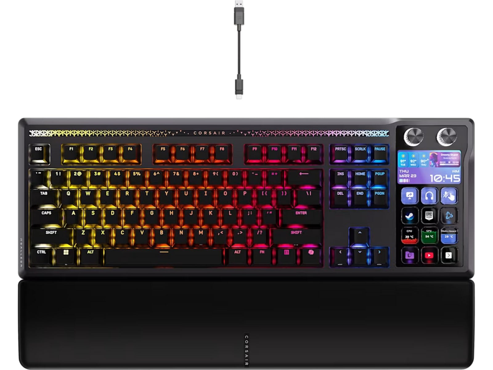 Corsair Galleon 100 SD RGB Stream Deck-integrert Gamingtastatur Gamingtastatur
