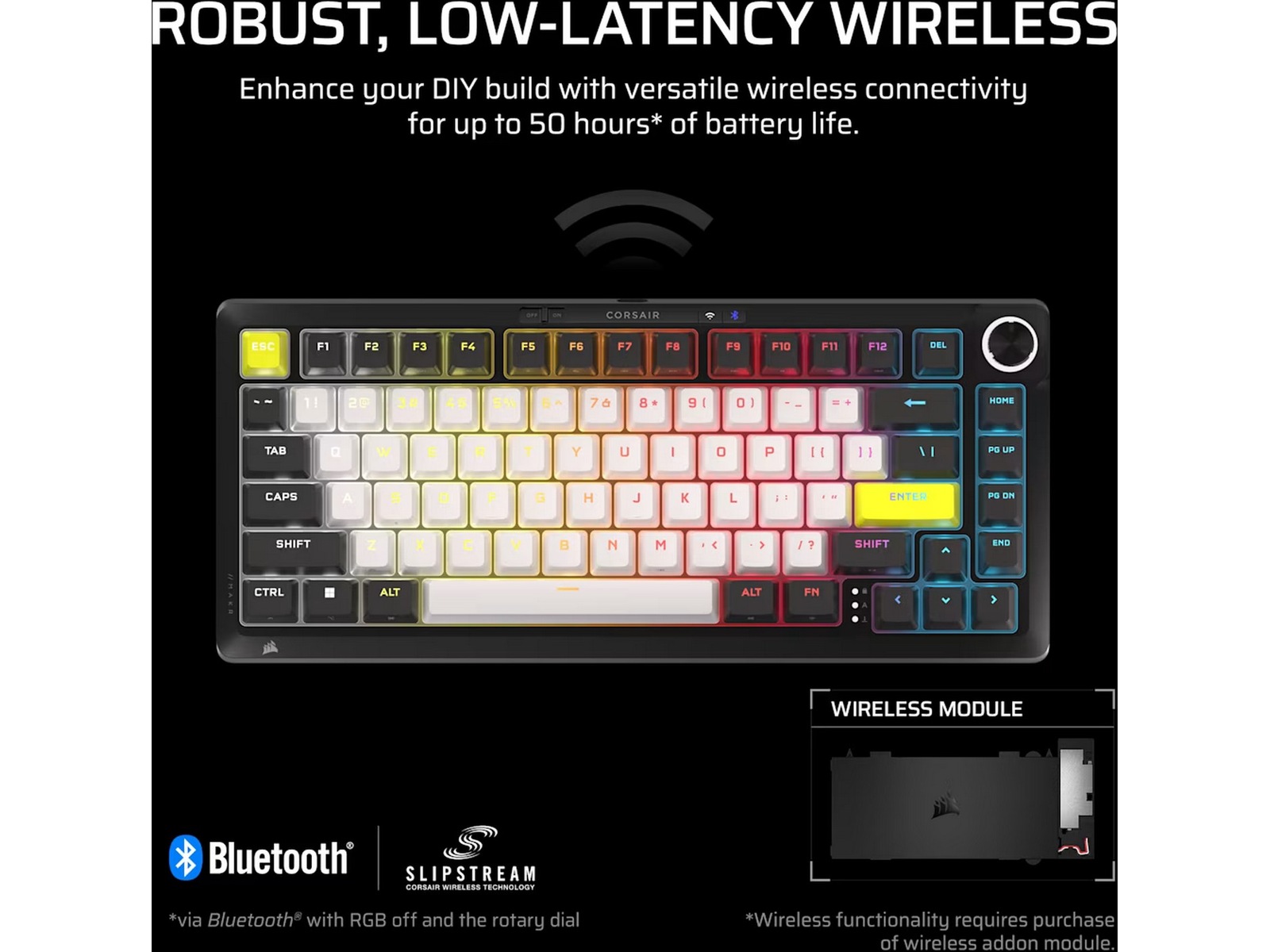 Corsair MAKR PRO 75 Hall Effect Gaming Keyboard Gamingtastatur