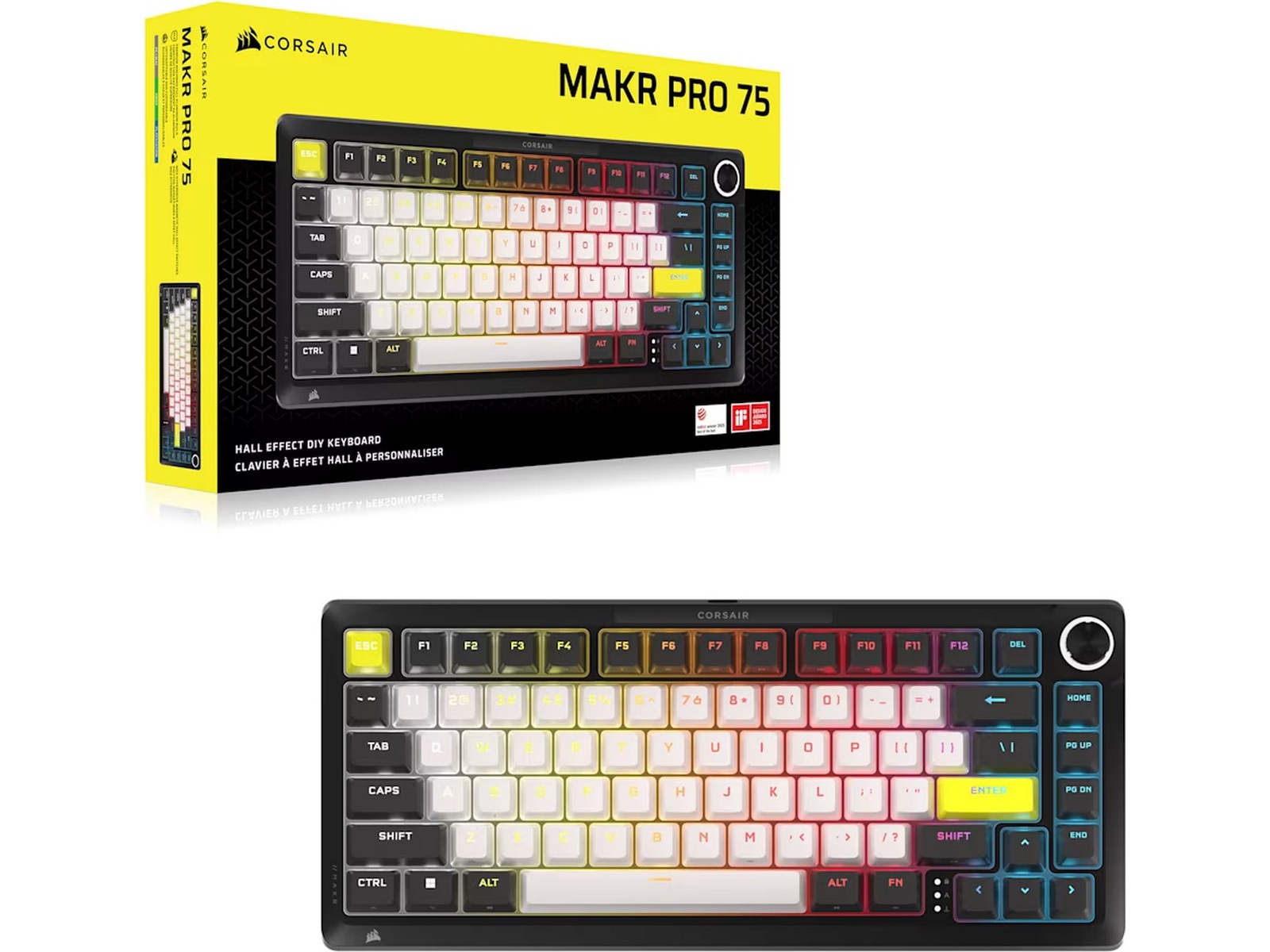Corsair MAKR PRO 75 Hall Effect Gaming Keyboard Gamingtastatur
