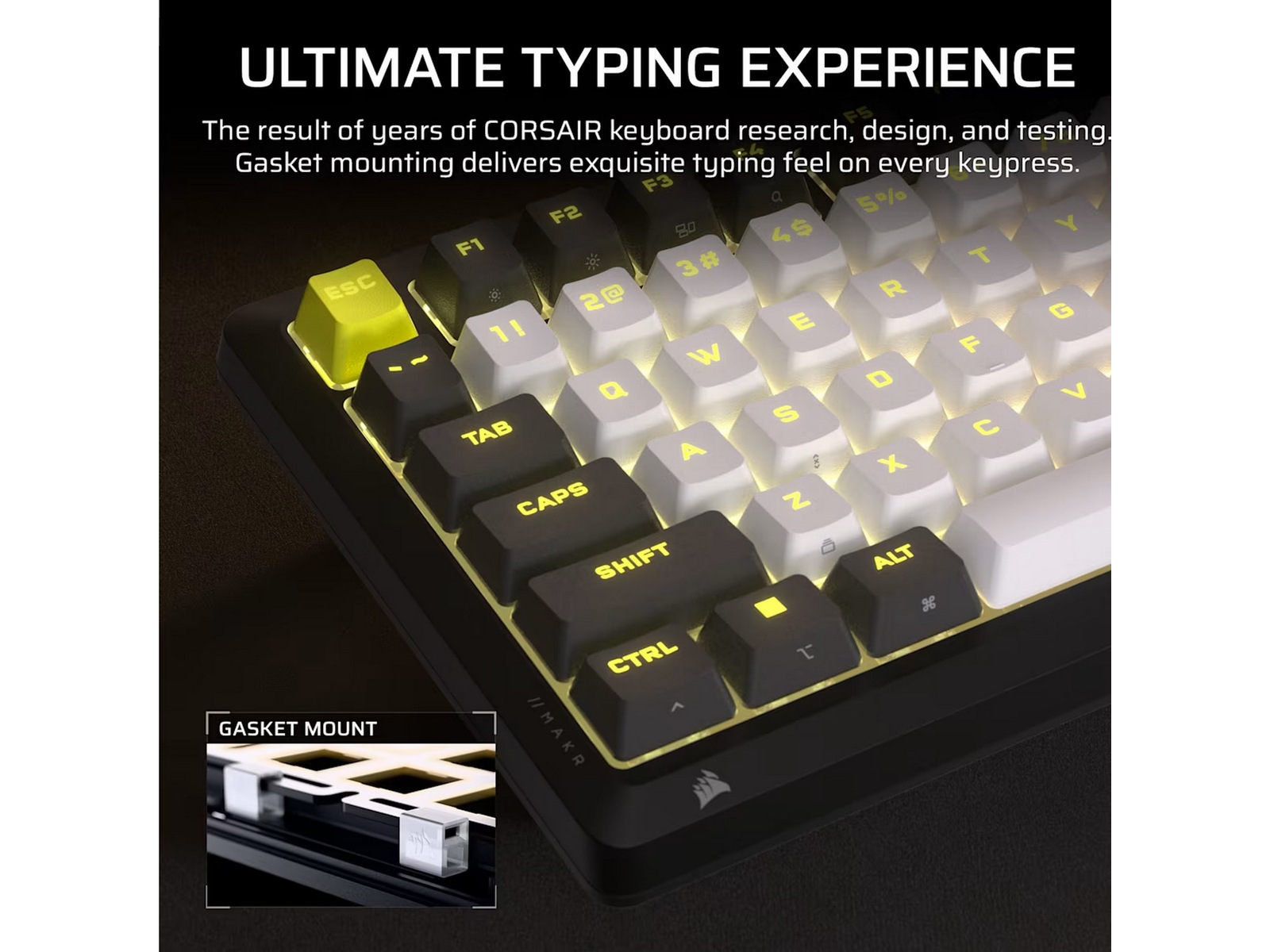 Corsair MAKR PRO 75 Hall Effect Gaming Keyboard Gamingtastatur